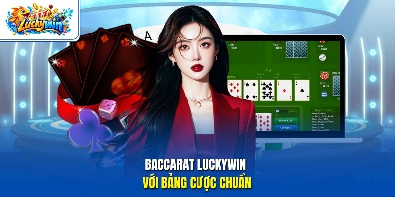Baccarat Luckywin với bảng cược chuẩn